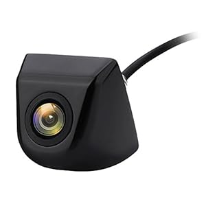 Podofo Achteruitrijcamera Grand Wide Degree Kijkhoek Universeel Nachtzicht Waterdicht HD voor Wagen Achteruitrijcamera parkeerhulp Camera 12V (zwart)