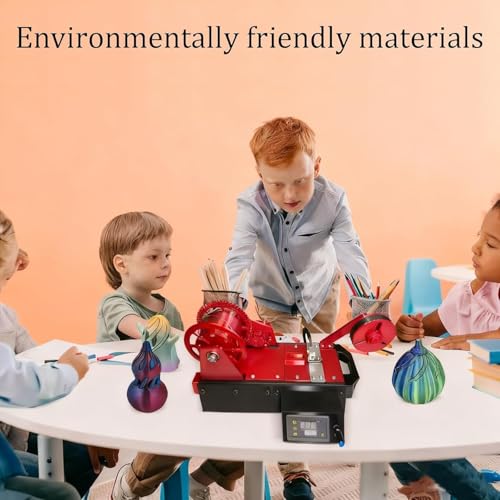 Extrudeuse de filaments en plastique de bureau pour maker écoresponsable