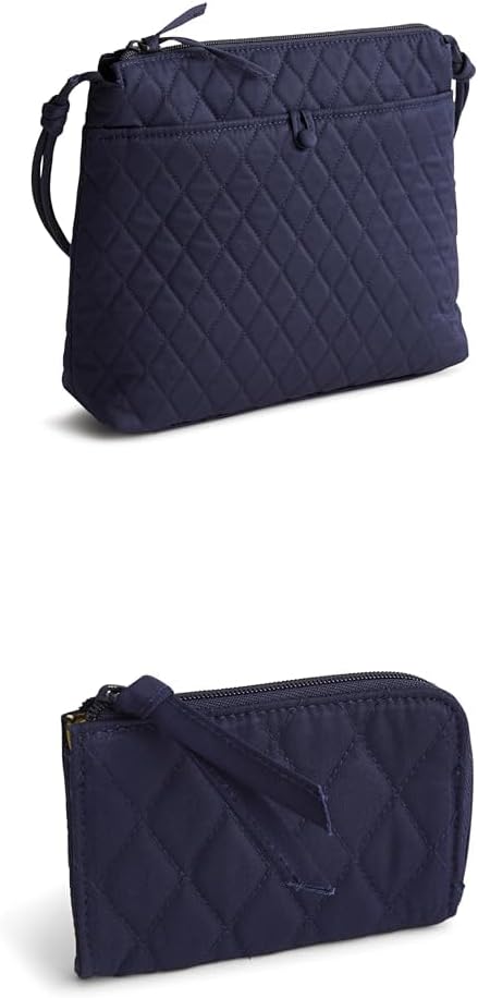 Vera Bradley Cotton Original Hipster + Zip Card Pouch