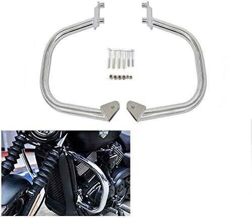 BAIONE Engine Guards Crash Bars Frame Protection Compatible with Harley Street 500 750 XG750 XG500 2015 2016 2017 2018 2019 Street Rod 2017-2019(Chrome)