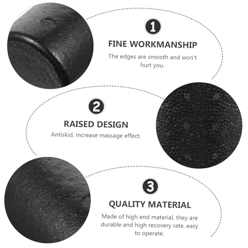 High Density Foam Yoga Roller for Muscle Massage and Tissue Exercise Roller for Back Neck Legs and Fitness Therapy miniatura 5