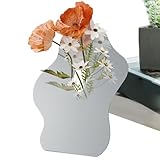 Inspiration pour Décorations Florales: Ce vase au cadre acrylique sert de support pour vos bouquets frais. Il offre une base pour des compositions florales imaginatives, procurant et satisfaction lors de la création de centres de table ou de décorations d'événements remarquables.