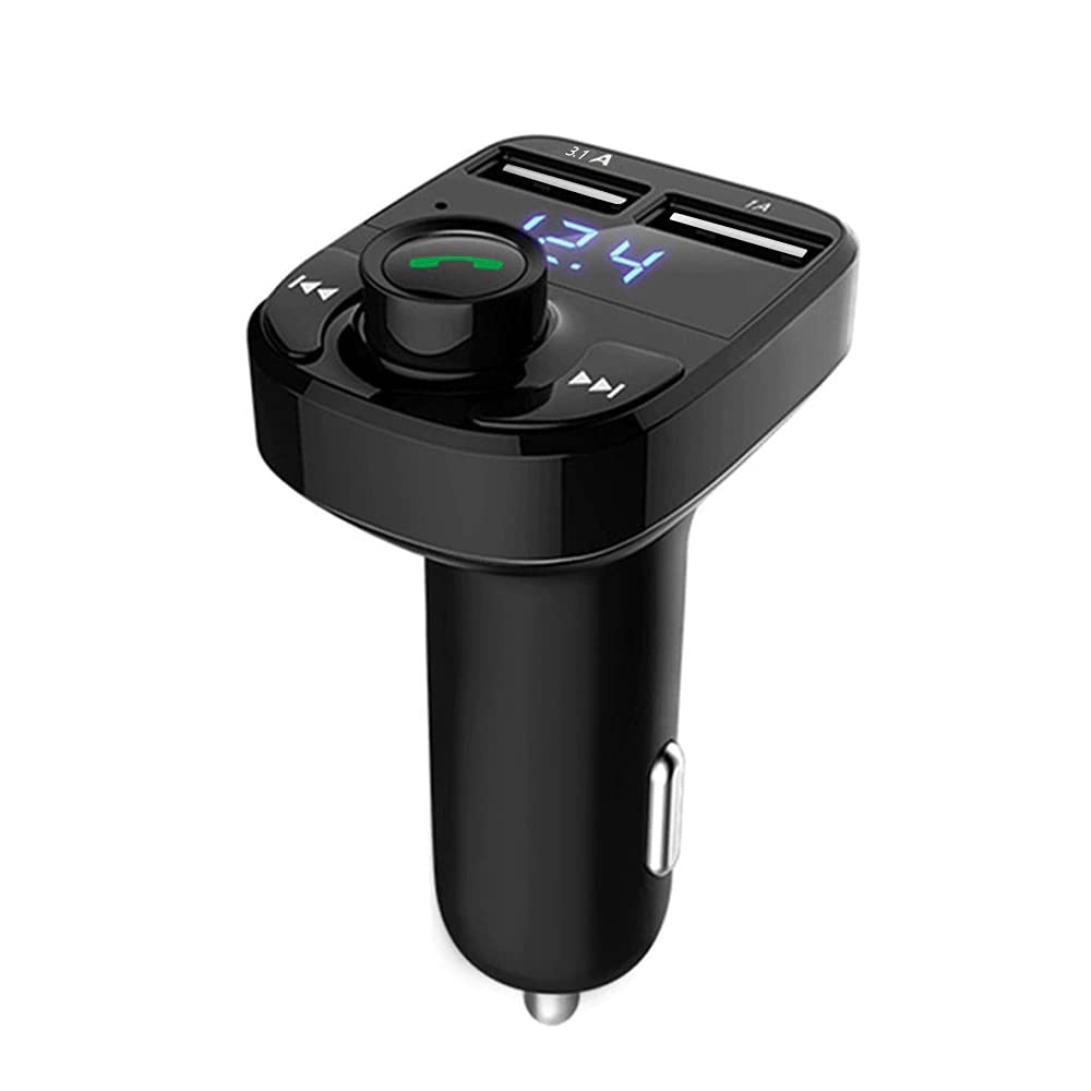 Kit inalámbrico Bluetooth manos libres del coche del transmisor de FM MP3 del reproductor dual USB cargador