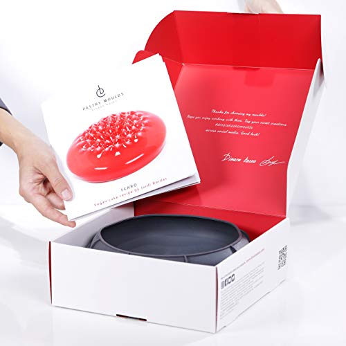 ORIGINAL silicone pastry baking mould for vegan mousse cake Ferro by world famous pastry chef Dinara Kasko