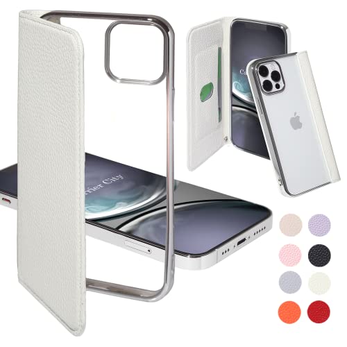 Carrier-City iPhone P[X 蒠^ w NA {v ݃J[ J[h|Pbg v (zCg, iPhone13 Pro)