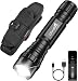 UltraFire LED Taschenlampe mit Holster, 1000 Lumen Single Mode Taktische Taschenlampe mit Gürteltasche, Kleine Sicherheits Taschenlampe für Polizei, Camping, Notfälle, WF-501B