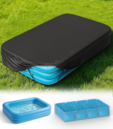 Cubre piscina inflable rectangular 120x72 pulgadas miniatura 1