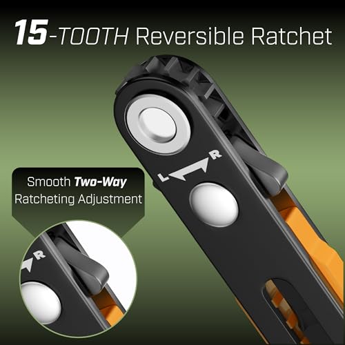 Image of Bates- Mini Ratchet Wrench, 1 /4 inch Magnetic 90 Degree Screwdriver, Low Profile Right Angle Screwdriver for Tight Spaces (Pack of 2)