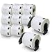 10 Rolls Brother-Compatible DK-1209 29mm x 62mm(1-1/7" x 2-3/7") Small Address/Barcode Labels,800 Labels Per Roll With Two Refillable Cartridge