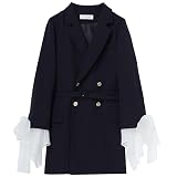 [EIMY ISTOIRE] Attached cuffs ジャケットワンピ (GREY) レディース ジャケットワンピース セットアップ風 きれいめ 春秋 通勤 オフィス フォーマル フェミニン エレガント 付け袖 上品 大人かわいい