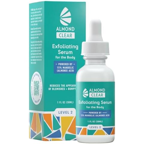 Body Clearing Serum [1 Fl Oz] Level 2 Acne Serum - Advanced Formula for Body Acne, Folliculitis, Back, Butt, Chest, Thighs, Shoulders - Mandelic Acid Cover