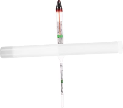 1 Set Seawater Tank Density Meter Saltwater Meter Salt and Brine Hydrometer Water Quality Tester Aquarium Salinometer Aquarium Areometer Glass Plastic Salt Water