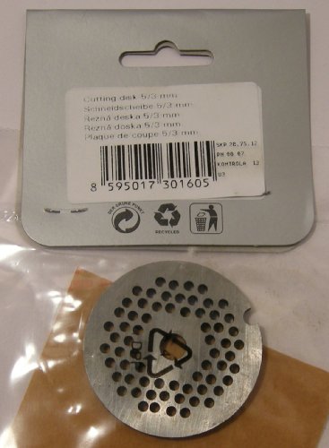 Kitchencookshop Mincer Cutting Plate por0716a, 5/3 Millimeters