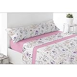 Modelo. CHITE- ROSA. Juego de Sábanas para Invierno! Juego de 3 piezas: Bajera ajustable, Sábana encimera y Funda de almohada! No hace bolas (anti peeling), no necesita plancha! Disponible en 5 medidas: Cama de 90 cm, de 105 cm, de 135 cm, 150 cm y de 180cm ! Novedad!: Este año con elástico en todo el perímetro de la bajera ajustable y válida para colchón de hasta 28 cm de altura!