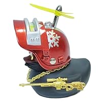 Auto Ente Mit Propellerhut - Lustiges Armaturenbrett Ornament Mit Quak-Sound