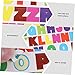 DOITOOL 50pcs Colorful Self-Adhesive Alphabet Letter Stickers for Scrapbooking Journaling Crafts and Classroom Decor Fade-Resistant High Viscosity Stickers