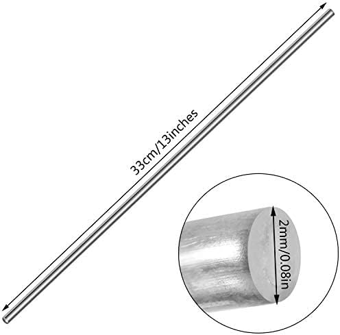 Aluminum Welding Rods 0.08 x 13 Inch Universal Low Temperature Welding Cored Wire Aluminum Repair Rods for Electric Power Drill Tap Polish Paint Supplies (30 Pieces)