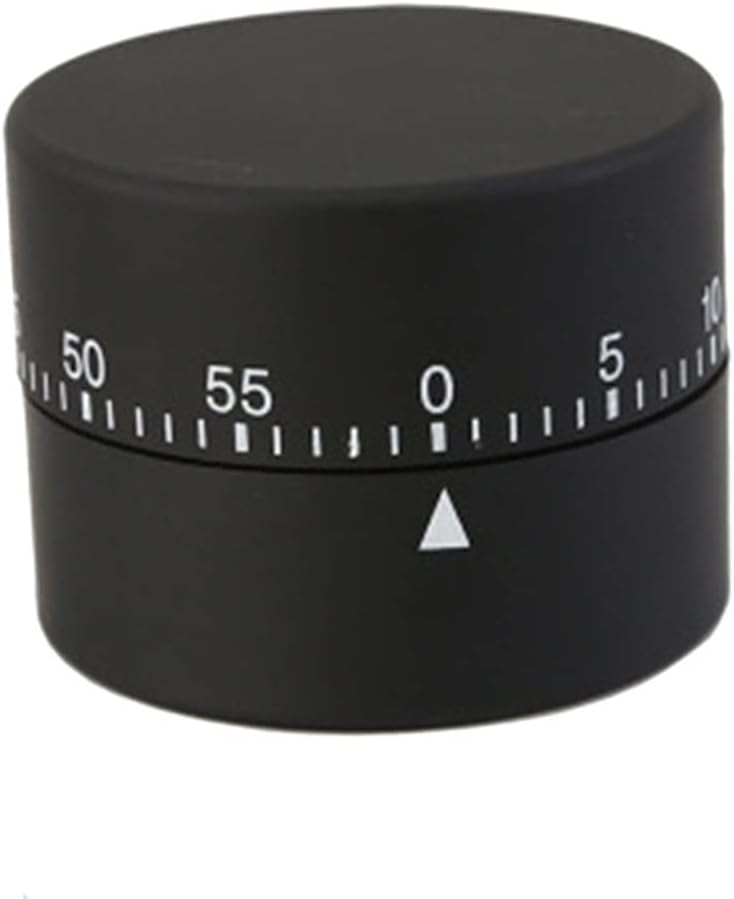 Cylindrical Shape Mechanical Rotate Timer Cooking Countdown Timer Manual Timekeeper Kitchen Reminder Hairdressing Supplies