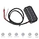 12-V-Motorrad-Sicherungsblock, 20-A-Sicherungs- und Relaiskasten-Kit mit LED-Anzeigeleuchte 9,6 x 4,5 x 2,43 cm/3,8 x 1,8 x 1 Zoll Schnellverdrahtungs-Sicherungskasten für