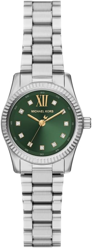 Michael Kors Lexington Women's 26MM Silver-Tone Stainless Steel Watch, MK7580