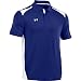 Under Armour Men's Team Colorblock Polo, Royal/White, Large