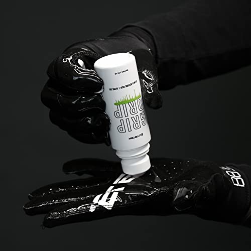EliteTek Grip Drip - 3 oz. Bottle - Revitalize Youth Football Gloves Football Gear Gel Restores Tack and Grip (1 Pack)