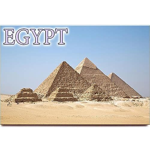 Egypt Fridge Magnet Cairo Travel Souvenir Egyptian Pyramids