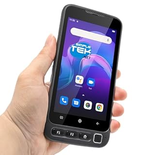SIMPLETEK - PDA Industriale Rugged (IP67) con Scanner Barcode 1D/2D/QR, 4GB RAM / 64GB ROM - Android 12, Batteria 4000mAh e Tasti Funzione