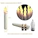 Amagic 12 Pcs Flameless LED Taper Candles, No Remote, Magical Hanging Floating Candles, Battery Operated Candlesticks, Electric Fake Candles Flickering 6.5