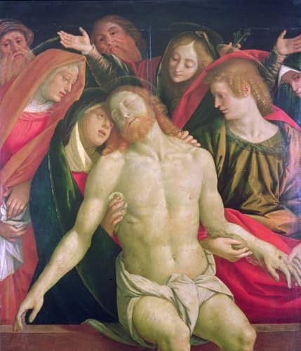 Cuadro en lienzo de El cristo muerto, arte famoso con impresión de alta fidelidad, 60x90cm