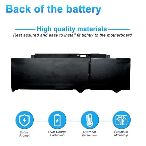 Image of DR02P R73TC Battery for Dell Latitude 3440 5440 5450 5540 5550 7455