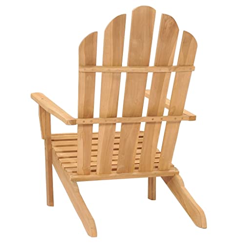 Bigbarley Outdoor Patio Chair, Wooden Chair,All Weather Backyard Conversation,For Garden Poolside Balcony, Adirondack Chair Solid Teak Wood #TOP3