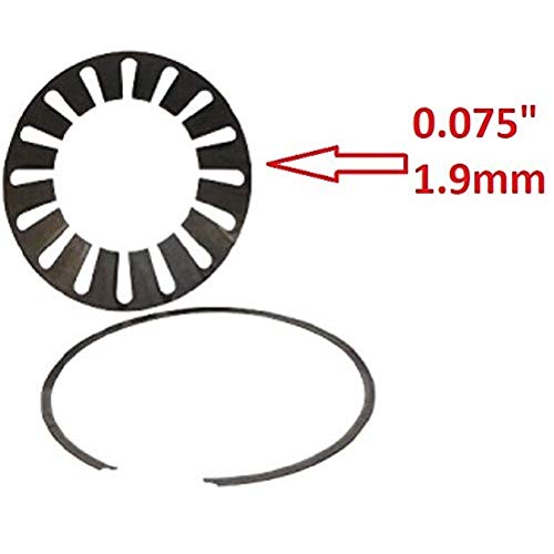 Tri Component Diaphragm Spring/Disc & Snap Ring Kit, Fits Borg Warner T-35/66, 1962-Up. Front Clutch/Piston, 8122463, 4486217, 29218E, K19218A