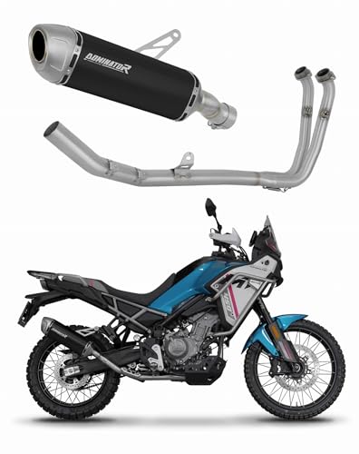 Ligne d'échappement complète DOMINATOR S6 NOIR pour 450 MT 2024 avec collecteur