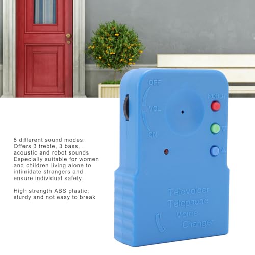 Trocador de Voz Portátil, Modulador de Voz Portátil Leve Com 8 Modos, Transformador Multifuncional d