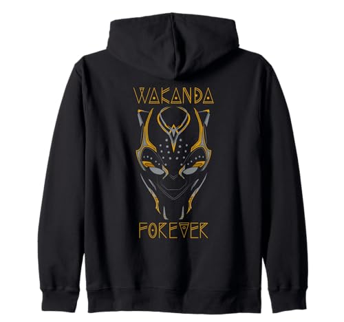 Sweat Black Panther à capuche et zip idéal pour vos soirées cinéma Marvel