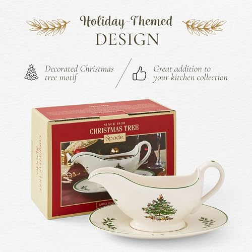 Spode Sauce Boat and Stand Boxed Set, Ceramic, Multi-Colour - Image 5