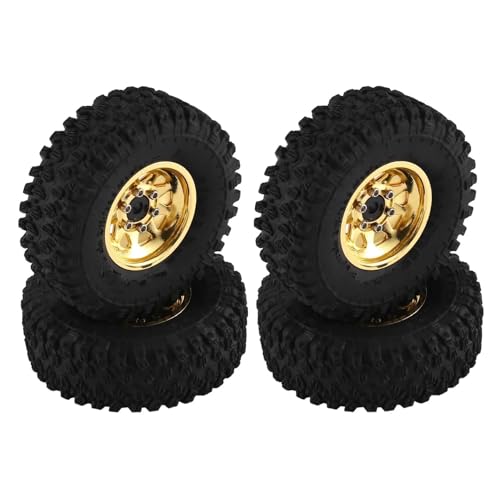 RC�J�[�p�[�c For Axial SCX24 AX24 For Enduro24 For Traxxas For TRX4M For FMS FCX24 1/18 1/24 1.0�C���` �r�[�h���b�N �f�B�[�v�f�B�b�V�� �z�C�[�� �^�C�� �Z�b�g RC 