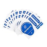 IMUSINICE 200pcs Film Dust Removal Sticker Cell Phone Stickers Tempered Glass Removal Cell Phone Absorber Makeup Depotting Kit Camera Lens Dedust Sticker Makeup Remover Paper