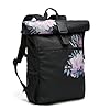 Ela Mo Rucksack Damen - Rolltop schön u. durchdacht - Laptop Rucksäcke für Frauen - Anti Diebstahl Tasche für Schule, Uni, Business (Beauty in Darkness) #2