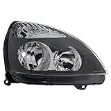 Phare droit Phare avant droit halogène H1 chromé avec support de lampe sans ampoule pour modèle Clio II BB_ CB_ SB0/1/2_