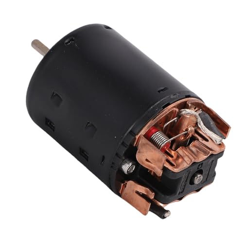 YWBL-WH 540 Brushed High Torsion 21T RC Motor, Internal Cooling Fan, Alloy Steel Material, for Axial SCX10 I II III PRO 1/10, Redcat Gen7 Gen8 V2, D90, Willys MB 1941 Truck
