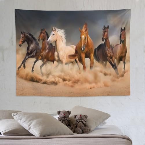 Art de décoration murale cheval en tissu 150x200cm pour maison