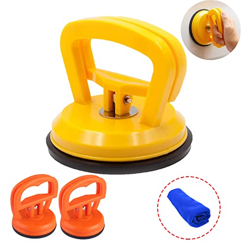 YHHAFSFW Dent Puller,Car Dent Puller,3 Packs Suction Cup Dent Puller Handle Lifter,Powerful Car Dent Remover, Dent Removal Kit and Dent Repair Puller for Car Body Dent,Glass,Tiles and Mirror