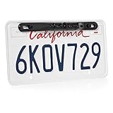 BOYO VISION VTL422TJ - Bar-Type License Plate Backup Camera with Active Parking Lines and LED Lights (Black)