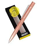 Online Personalisierter Kugelschreiber mit Gravur Octopen in Geschenkbox I hochwertiger Metall-Kuli Rosegold I auswechselbare Großraum-Mine I Schreibfarbe blau I persönliches Geschenk