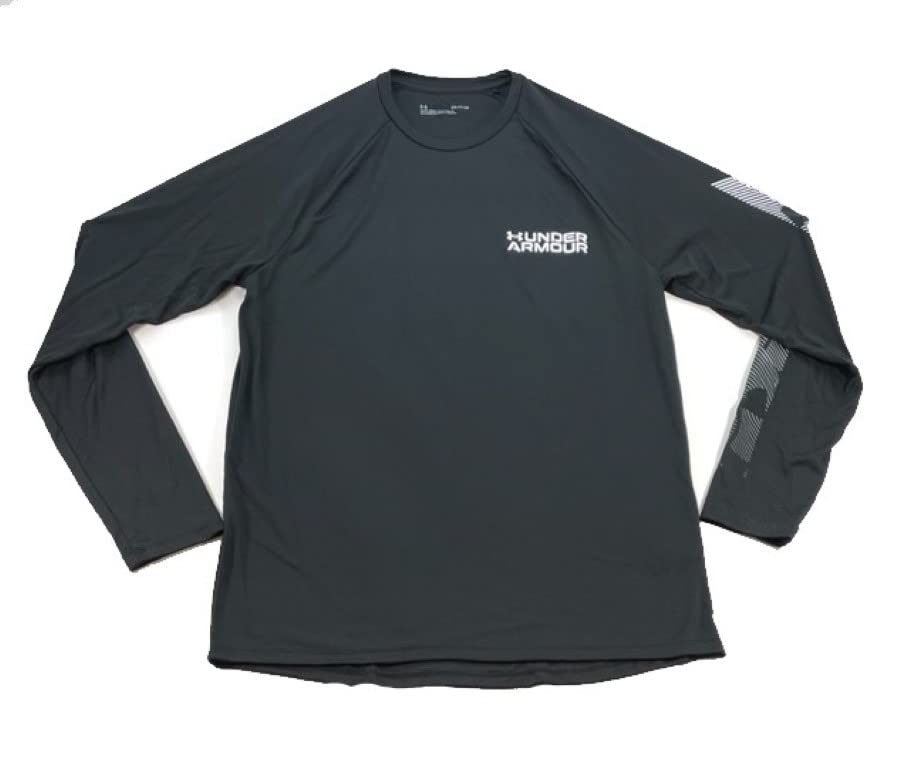 T-shirt Under Armour manches longues homme noir coupe ample 1373435 taille L contre la fraîcheur