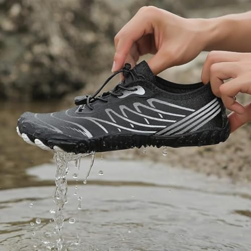 Hrtesus Grounding Shoes with Copper for Men Women, Grounded Barefoot Footwear Earthing Shoes Wide Toe Highly Elastic Non-Slip Sneakers2