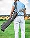 RIOROO Golf Stand Bag, Lightweight Par 3 Golf Bag Holds Up to 7 Clubs with Two Way Dividers Cooler Pocket Shoulder Strap and Multiple Storage Pockets for Men and Women