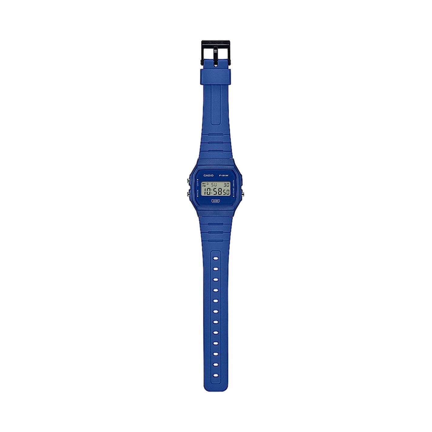Casio Timeless Collection Men F-91WB-2A1EF Reloj Unisex con Alarma